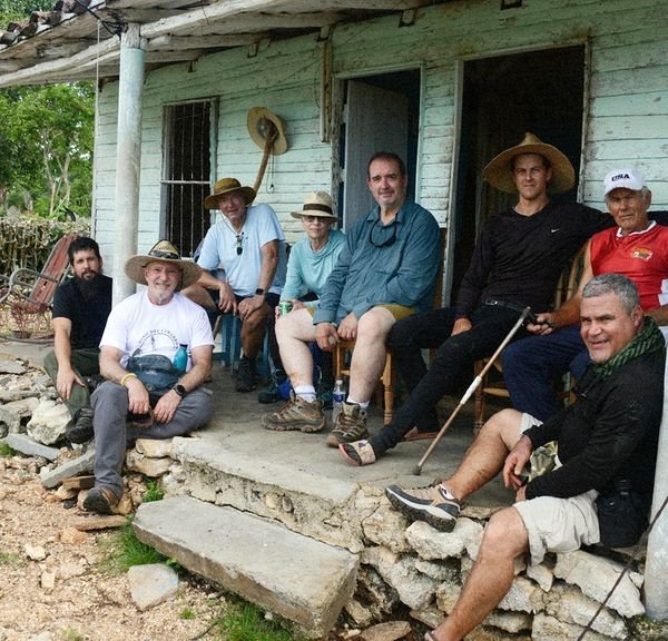 Camino del Cimarrón grupo de senderistas